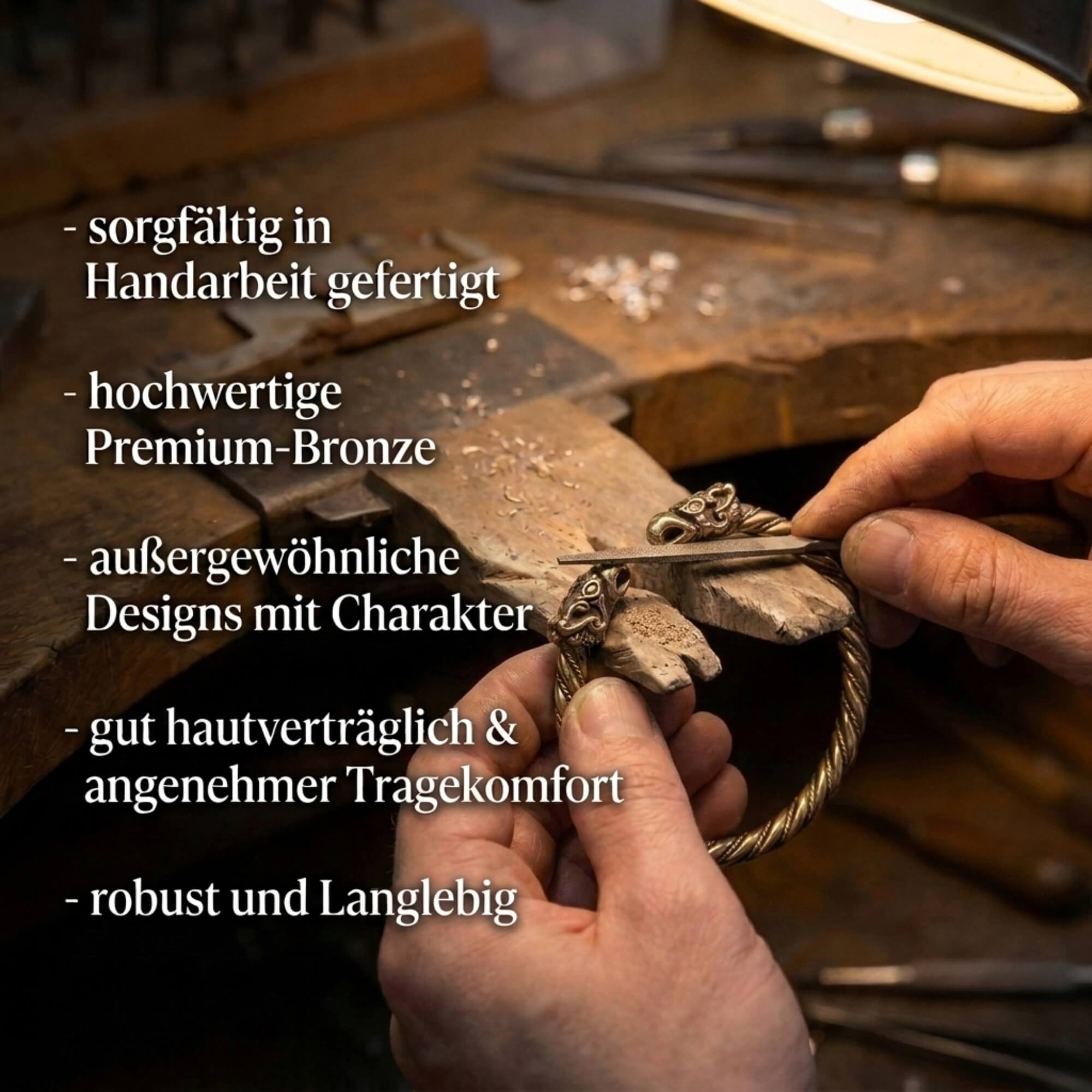 Bronze Schmuck einzigartigte Designs Szene Schmuck langlebig