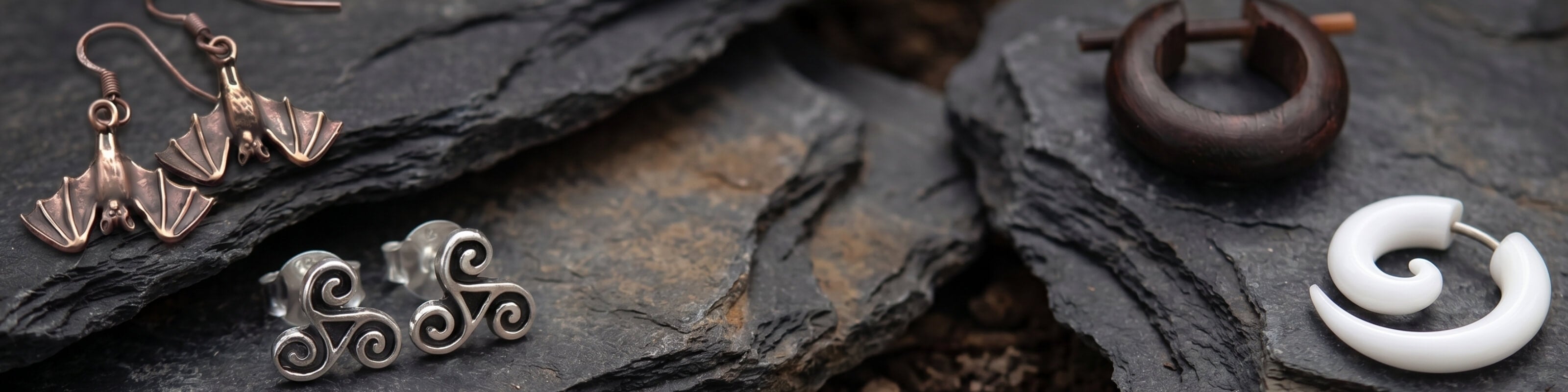 Ohrschmuck in vielfältigen Designs und Materialien – Drachensilber