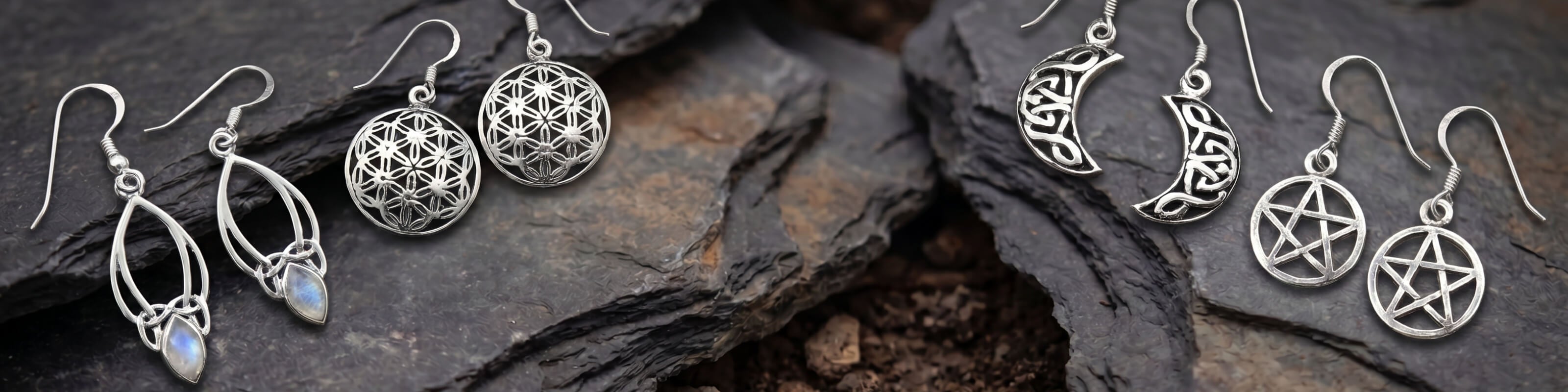 Silberne Ohrhänger in eleganten Designs – Drachensilber