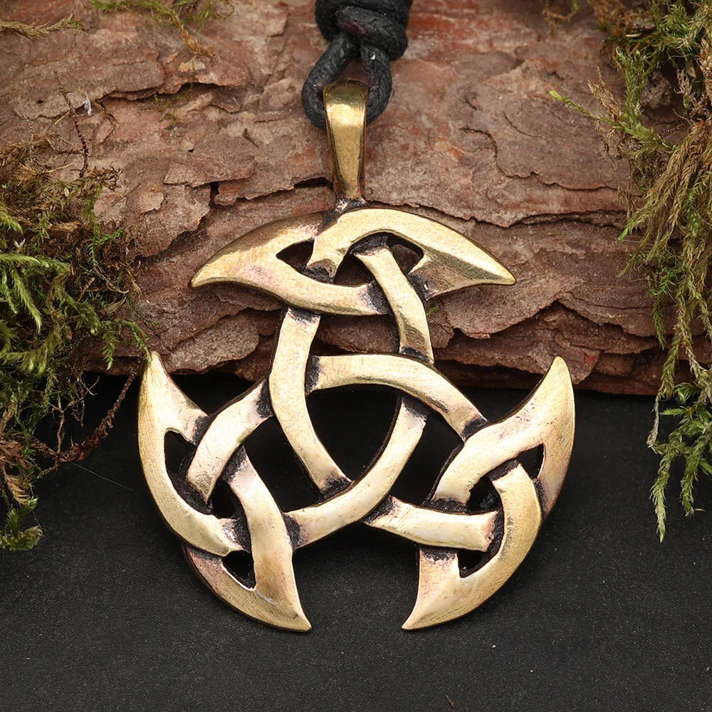 Keltische Halskette Bronze perfektes Geschenk zeitloser Schmuck