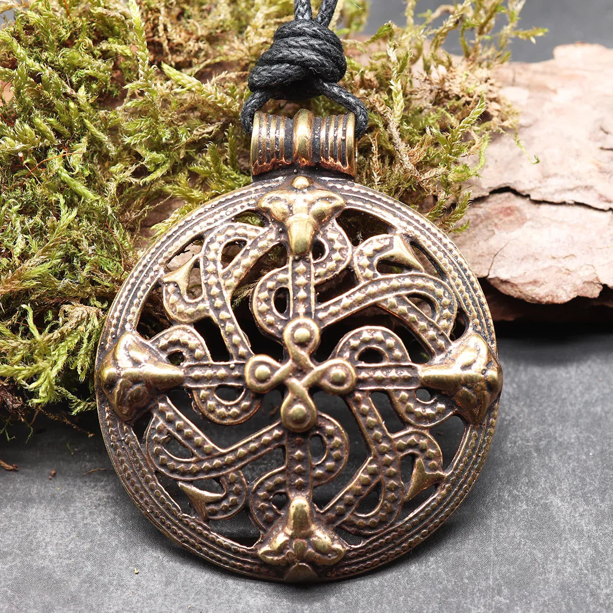 Ornament Bonze Anhänger Halskette Schmuck Kettenanhänger