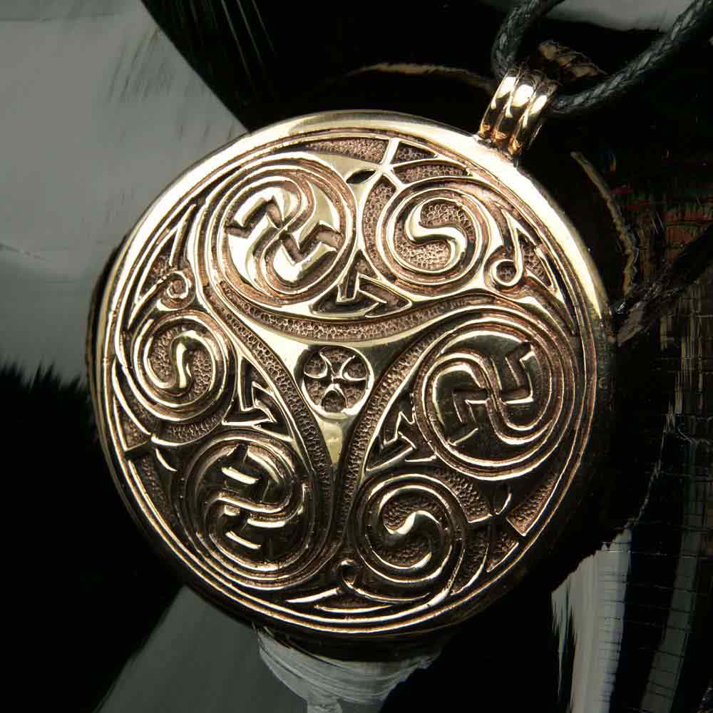 Triskel Schmuck Bronze groß