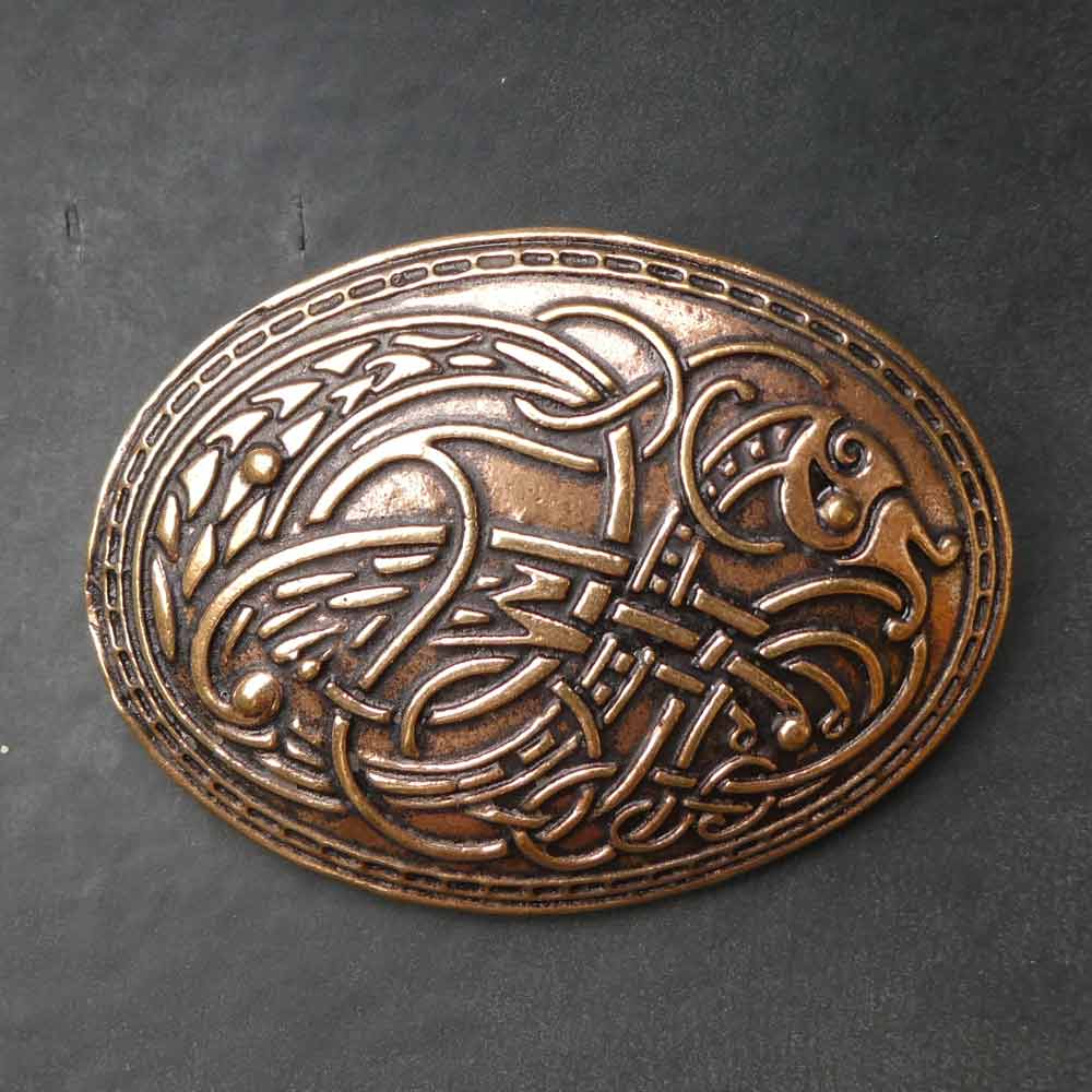 Kelten Brosche Fibel keltischer Vogel Schmuck