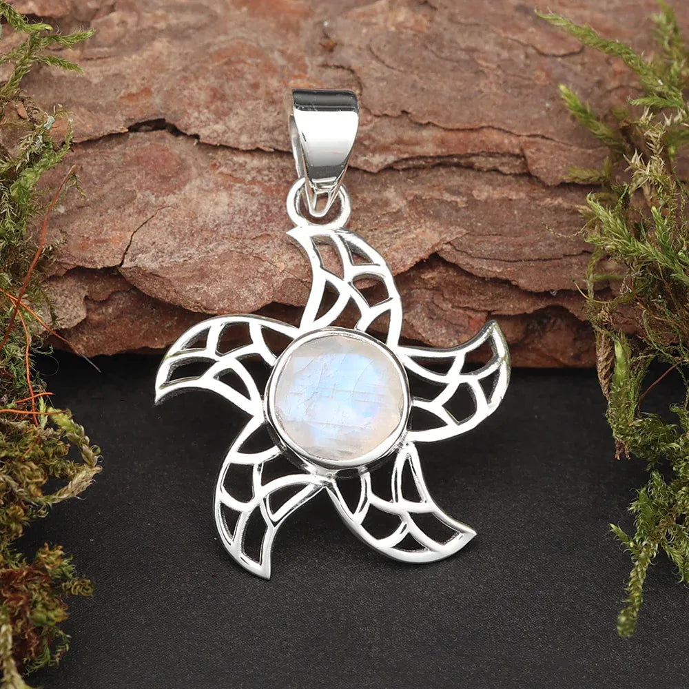 Sonnen Silber Amulett Anhänger für Kette 925 Silber