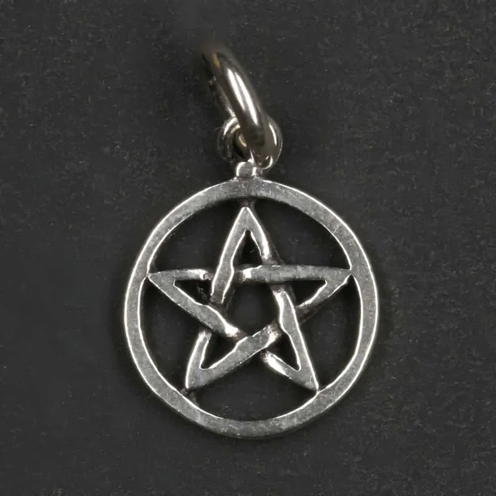 Pentagramm Anhänger 925er Silber Kettenanhänger Hexenstern