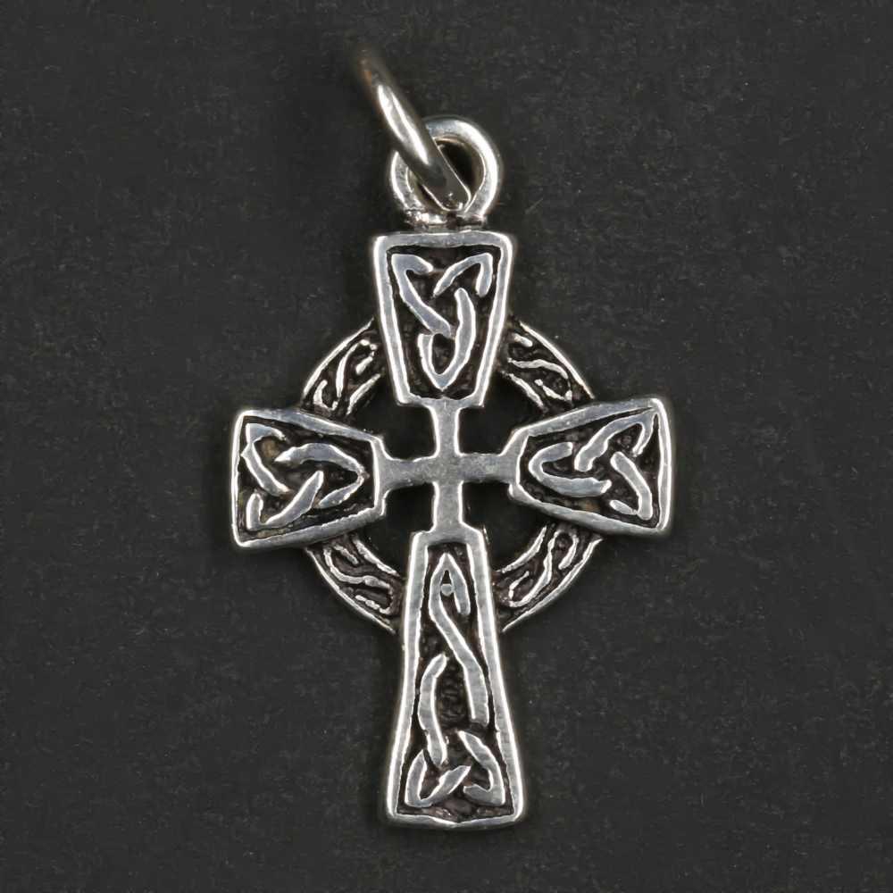 Keltenkreuz Silber Anhänger edel 925 Stterlingsilber