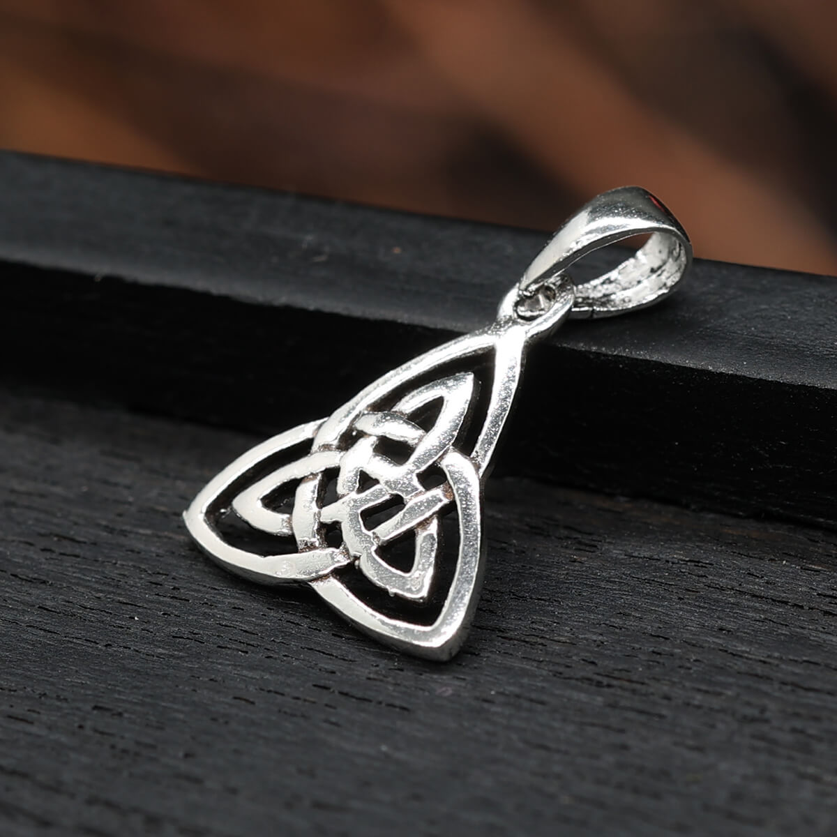 Keltisches Dreieck Silberschmuck Anhänger 925 Silber