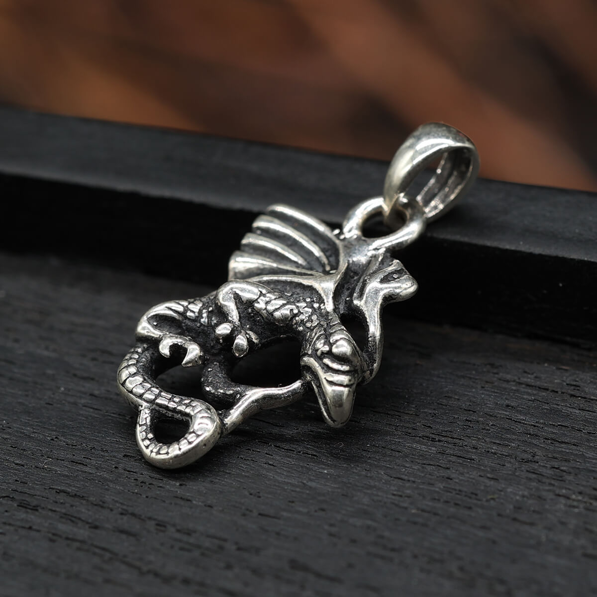 Drache Silberschmuck Anhänger 925 Silber