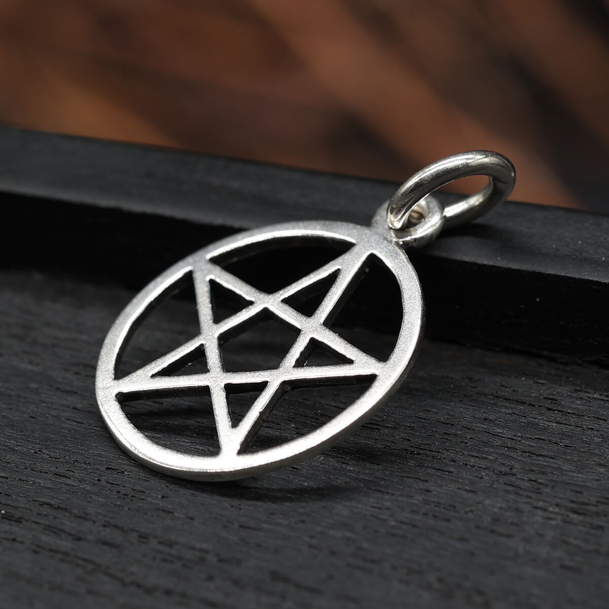 Silberschmuck Anhänger 925 Silber Pentagramm