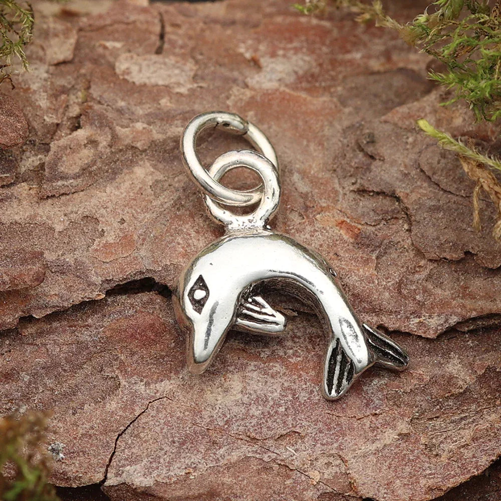 Delfin Silberanhänger Sterlingsilber feiner Schmuck Anhänger 925 Silber