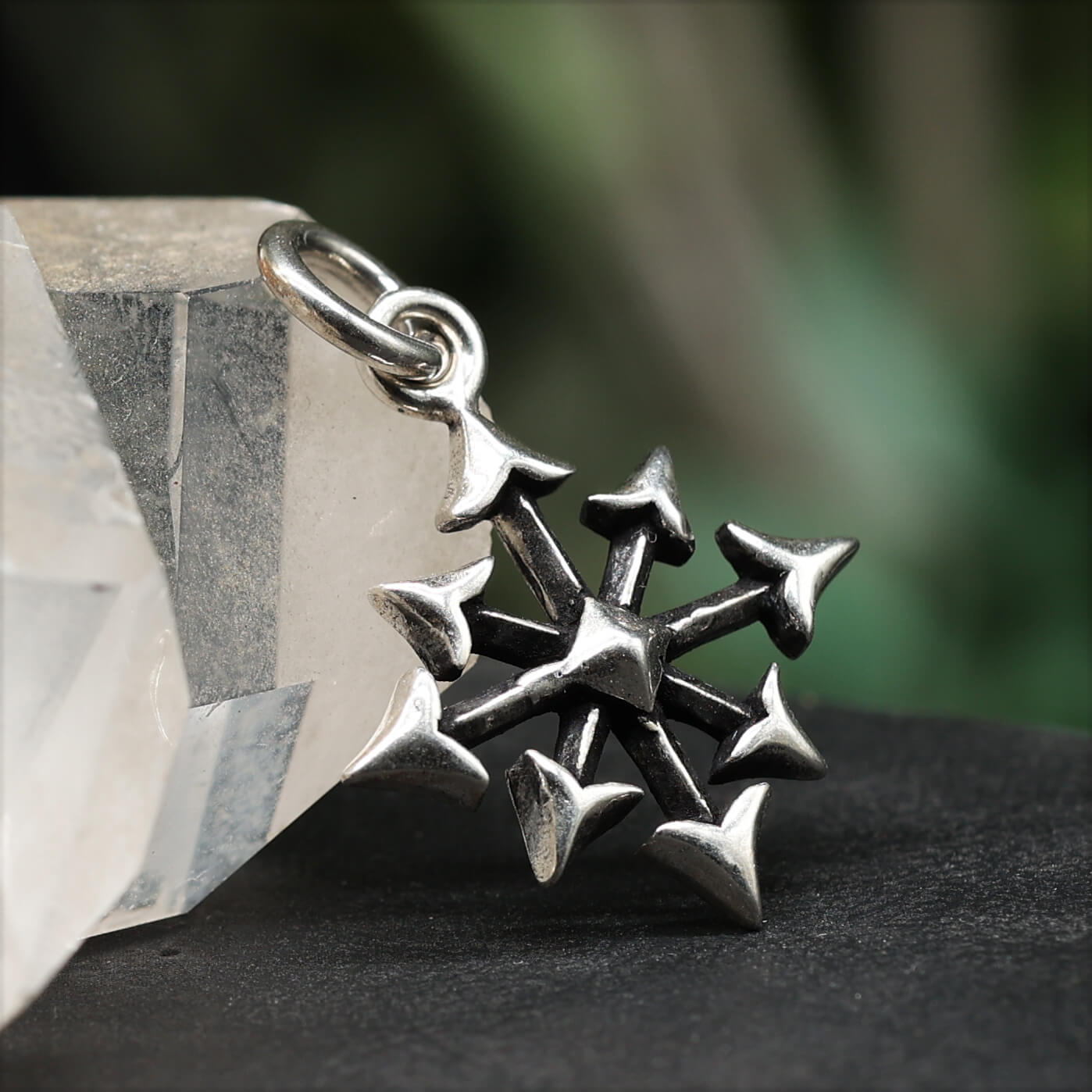 Chaosstern Schmuck Kettenanhänger Silberschmuck 925 Silber