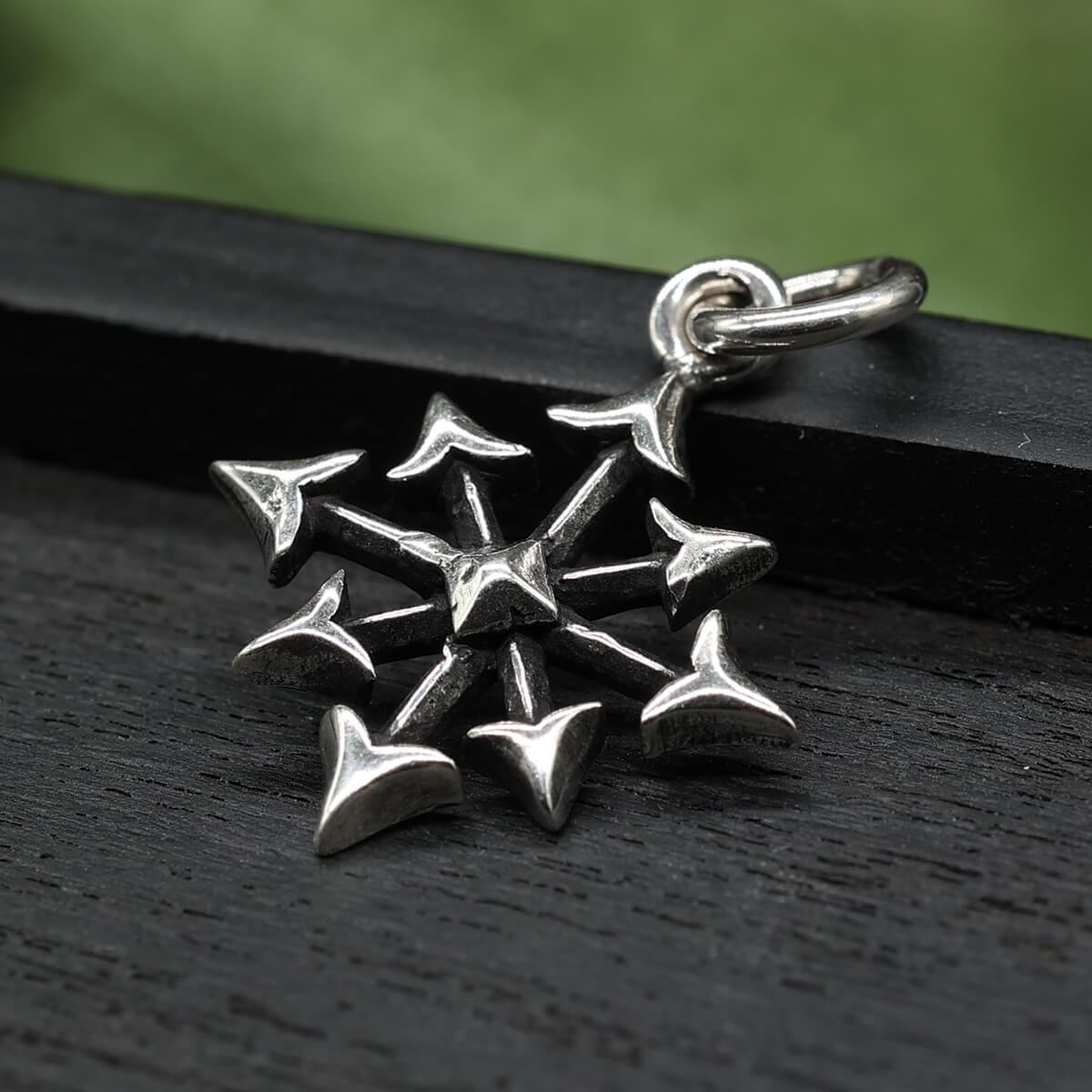 Stern des Chaos Silberschmuck Anhänger 925 Silber