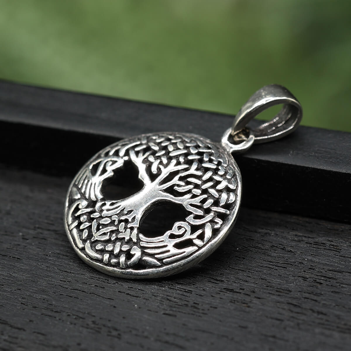 Kelten Lebensbaum Silberschmuck Anhänger 925 Silber