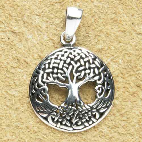 Lebensbaum Silber Anhänger keltischer Schmuck