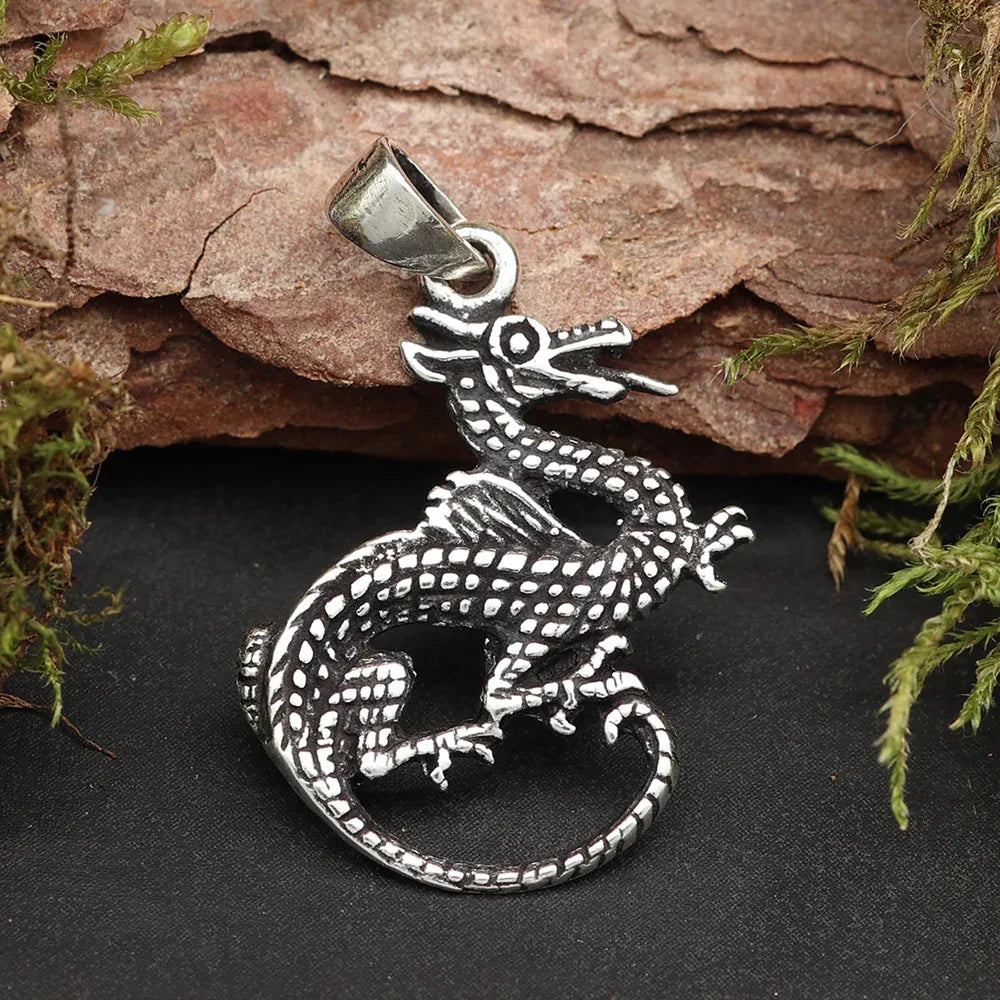 Drache Silber Schmuckanhänger Kettenanhänger 925 Sterlingsilber