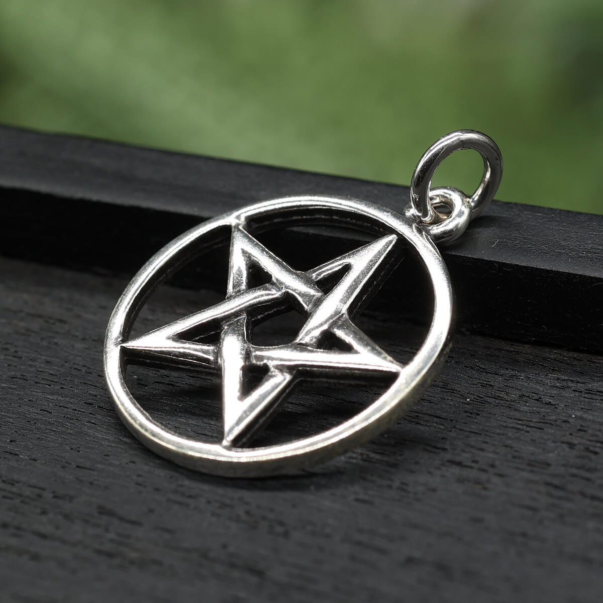Pentagramm Silberschmuck Anhänger 925 Silber Drudenfuß