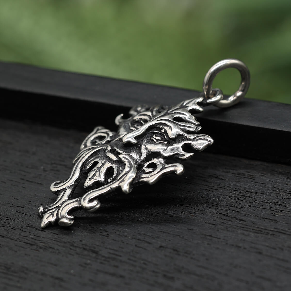 Greenman Silberschmuck Anhänger 925 Silber