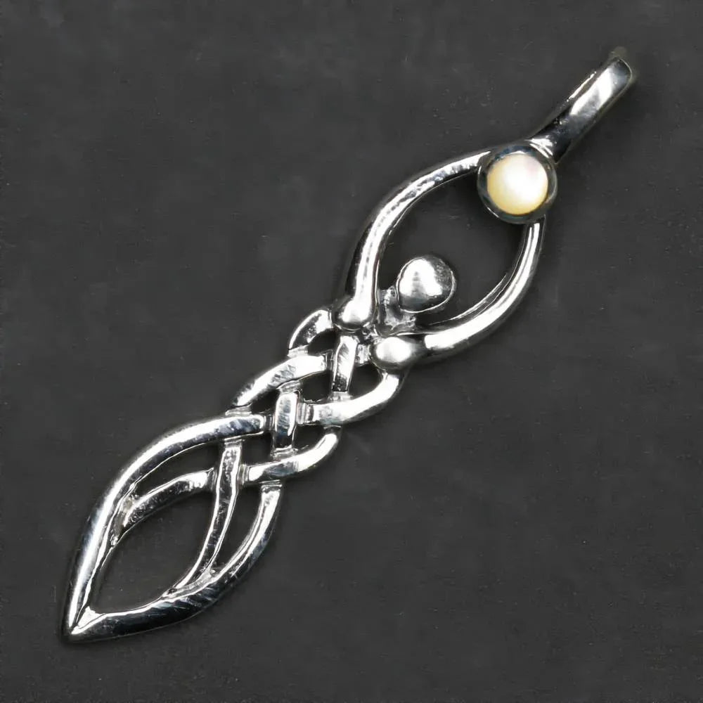 Göttin Schutz Silber Anhänger 925 Sterlingsilber