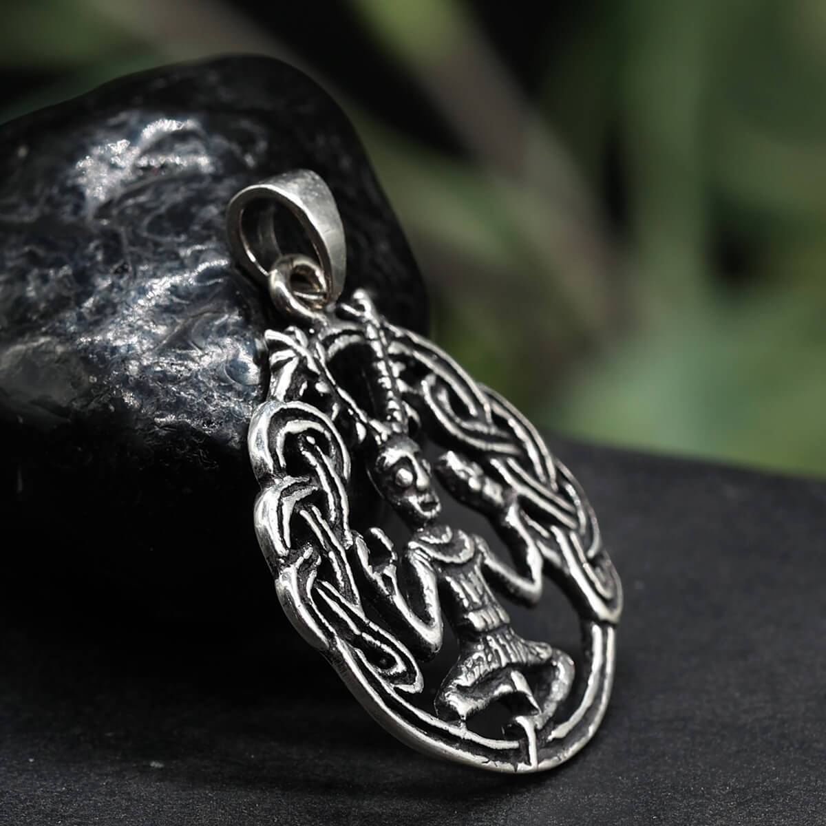 Natur Gott Schmuckanhänger Silber Kelten Cernunnos