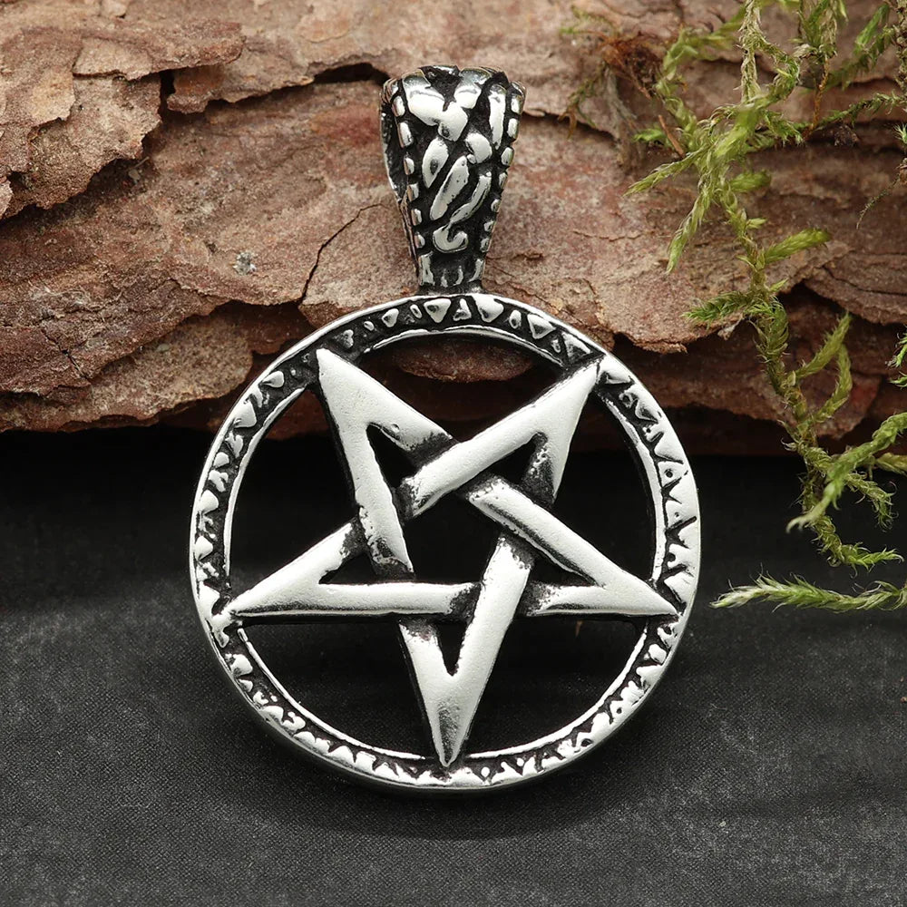 Silber Kettenanhänger Wicca Sterling 925er