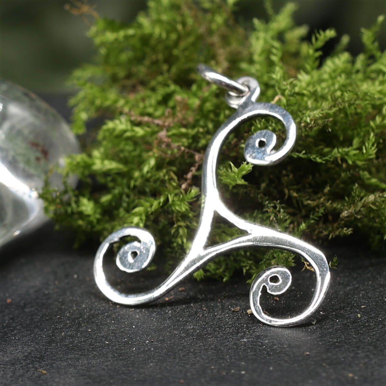 Triskelion Schmuck Anhänger 925 Silber Triskel