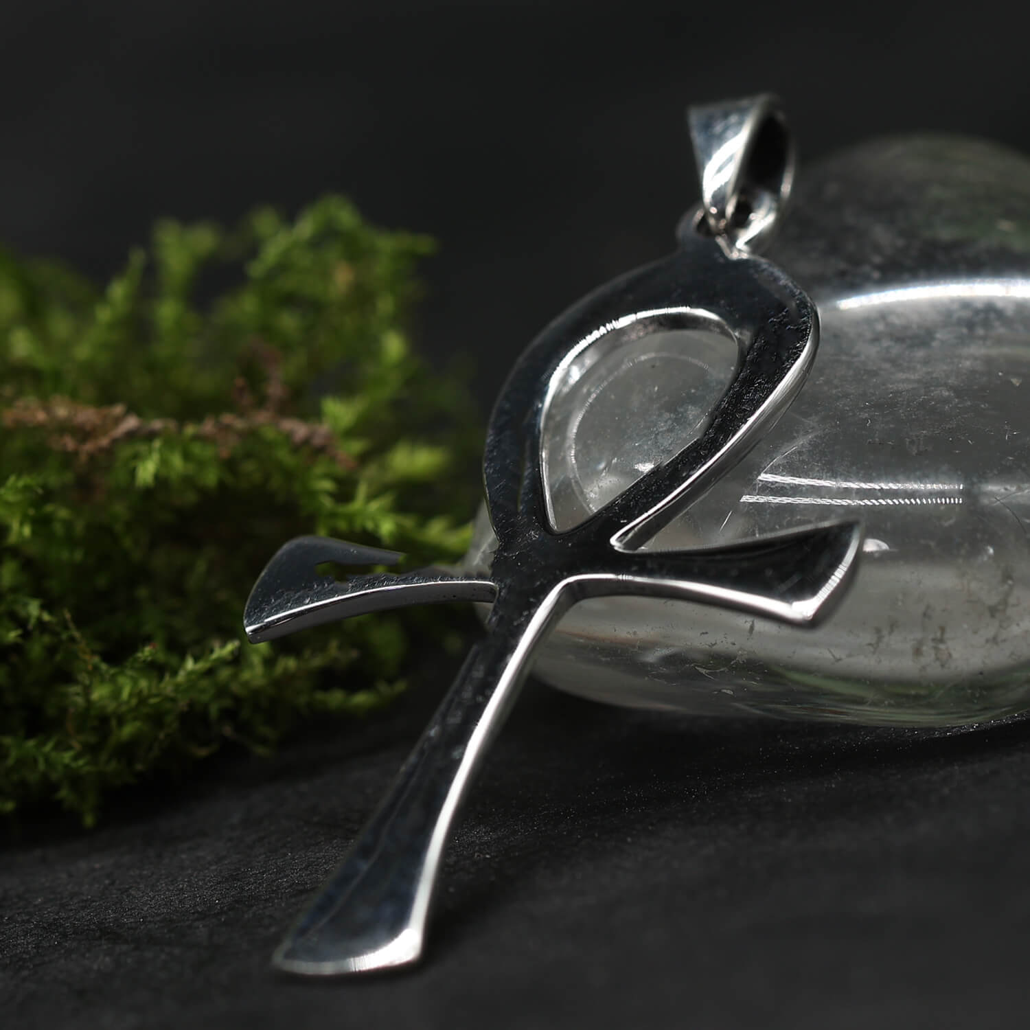 Ankh jewelry pendant, Egyptian style, simple, 925 silver