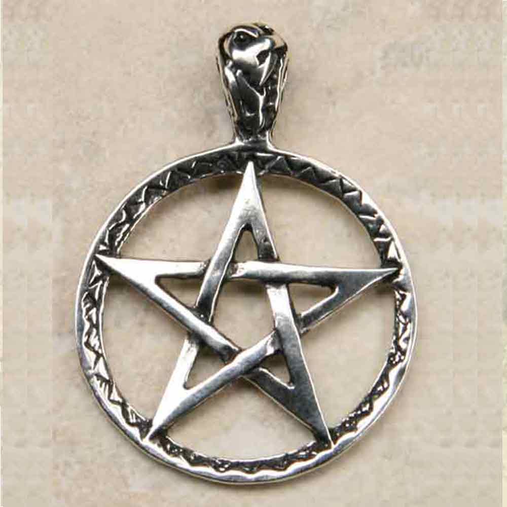 Pentagramm Schmuck Anhänger Silber Kettenanhänger