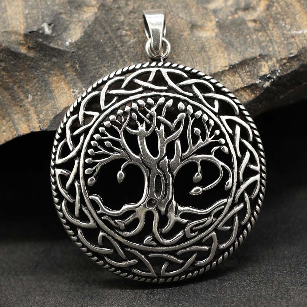 Tree of Life Jewelry Pendant 925 Silver Celtic Necklace Pendant
