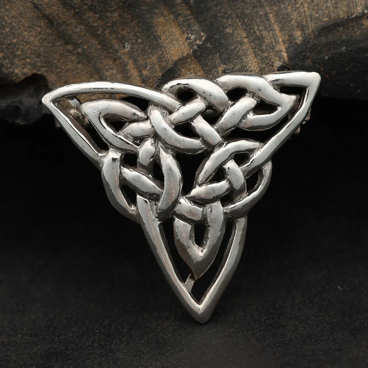Keltische Brosche Silber Kelten Design 925 Silber Edler Schmuck Gewandung