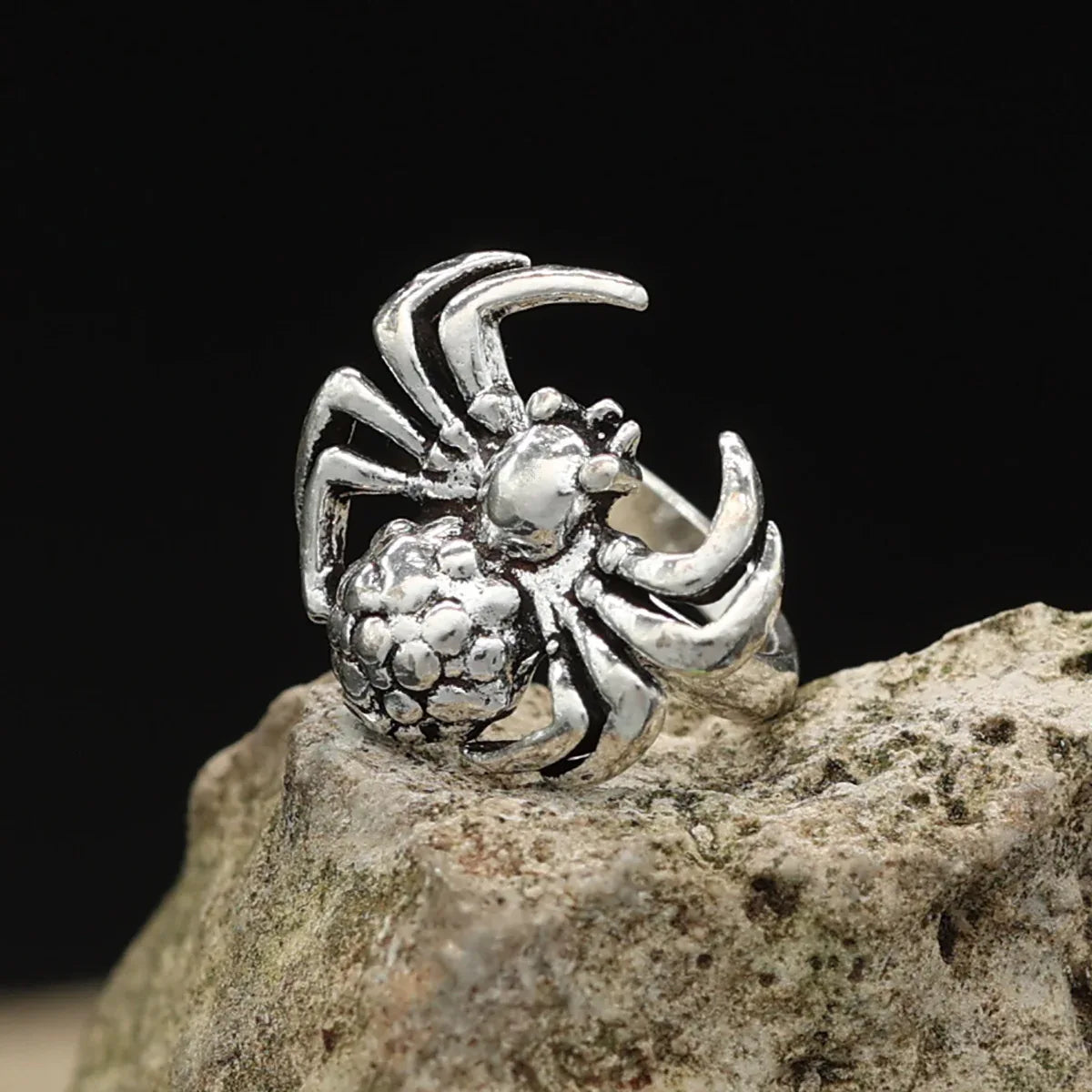 Spinne Silber Ohrklemme ausgefallener Ohrschmuck Kein gestochenes Ohrloch nötig