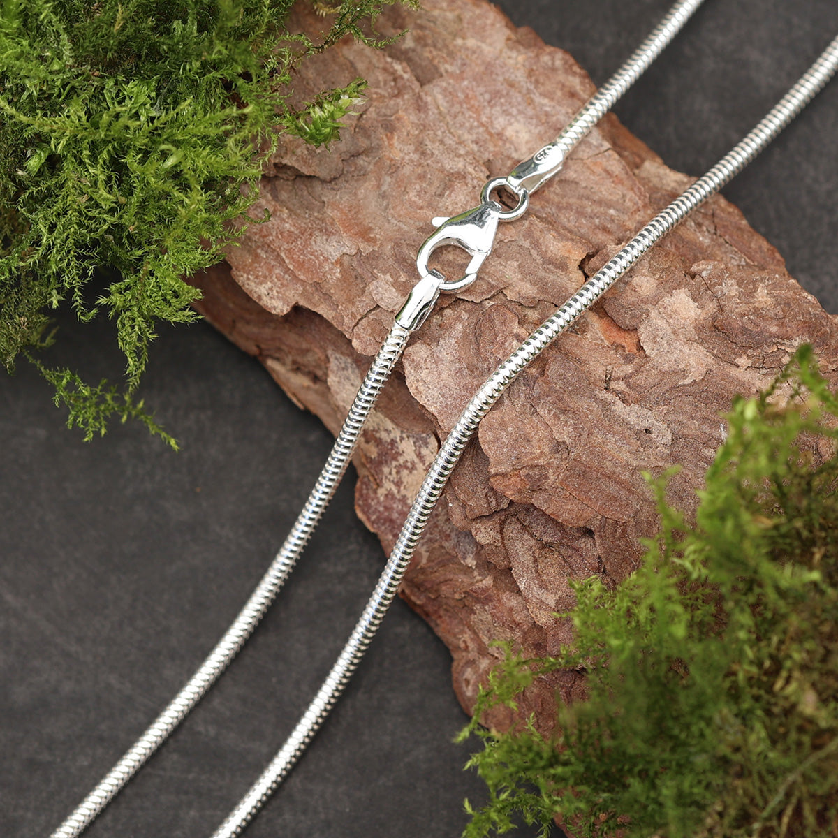 Schlangenkette biegsam Juwelier Qualität 925 Silber 1,6 mm