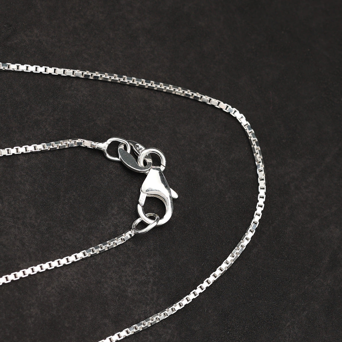 Zarte Silberkette diamantiert 925 Silber Halskette
