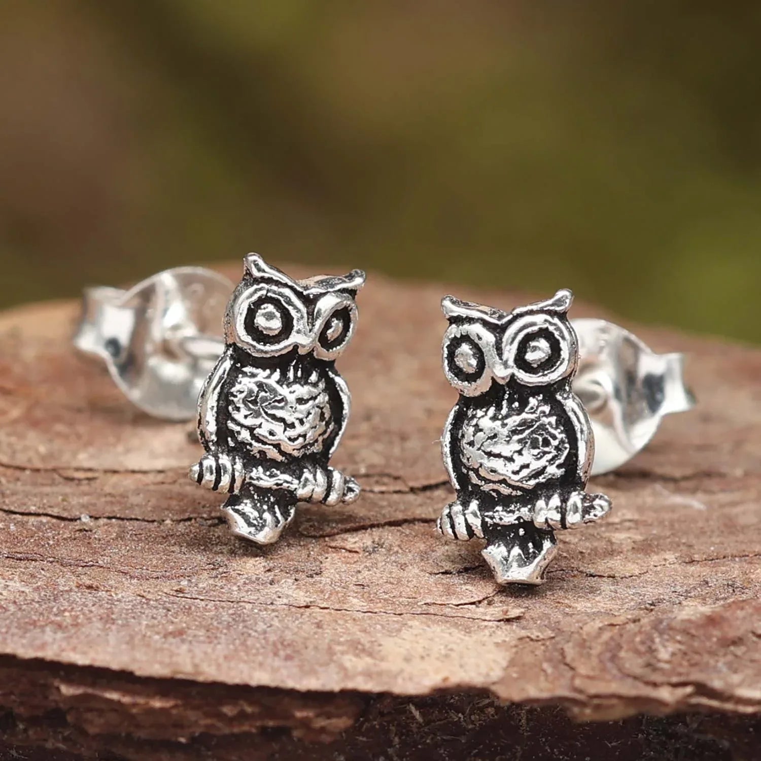 Eulen Ohrringe Silber Ohrschmuck Tiere