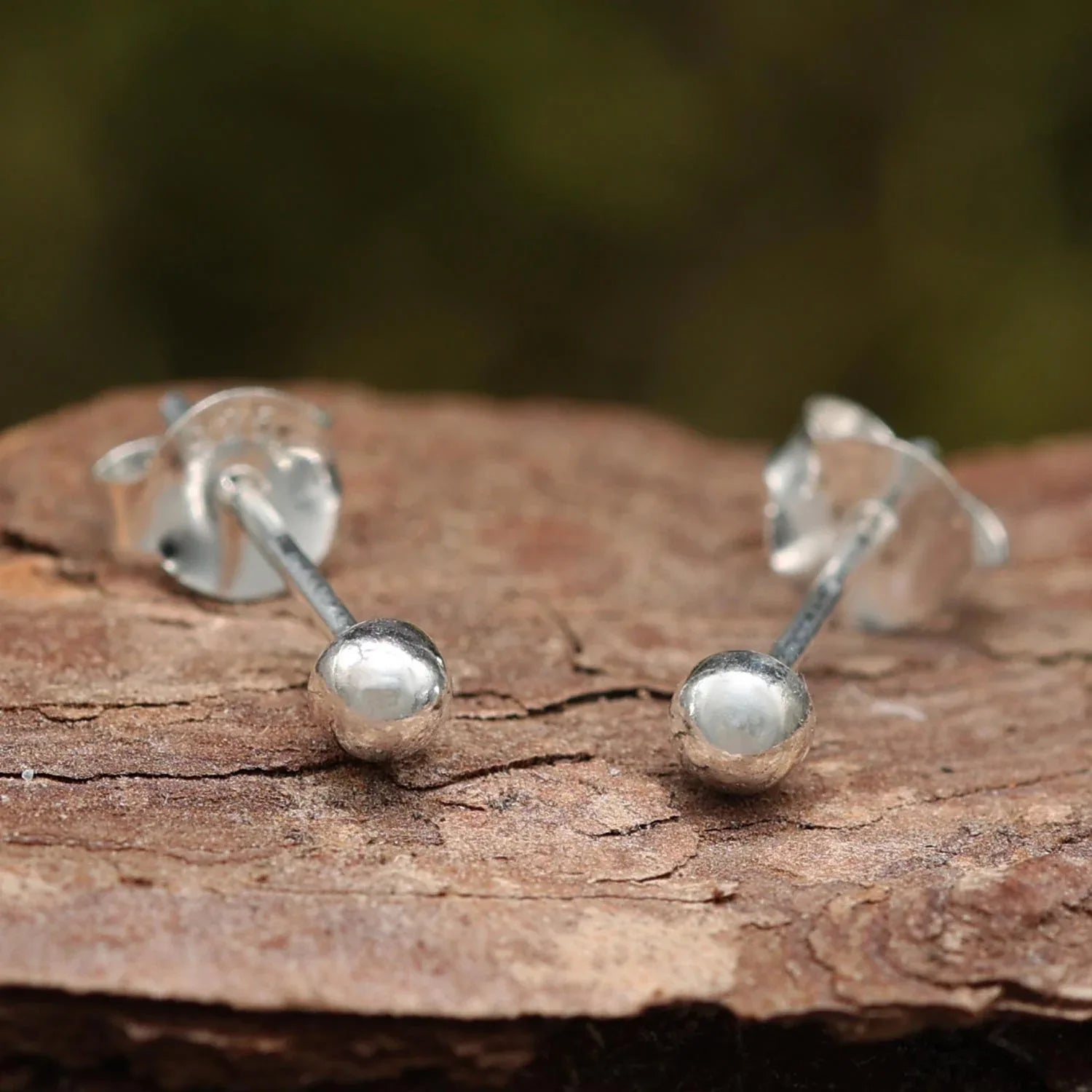Kugeln Ohrringe Stecker Silber Ohrschmuck zeitlos