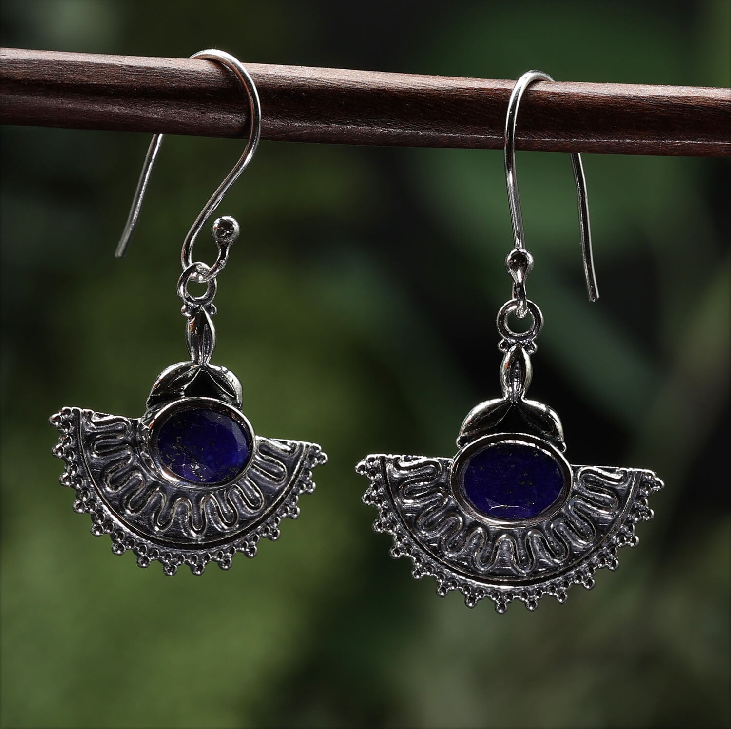 Ohrringe Lapislazuli Silber Ohrschmuck Steinschmuck Sterlingsilber