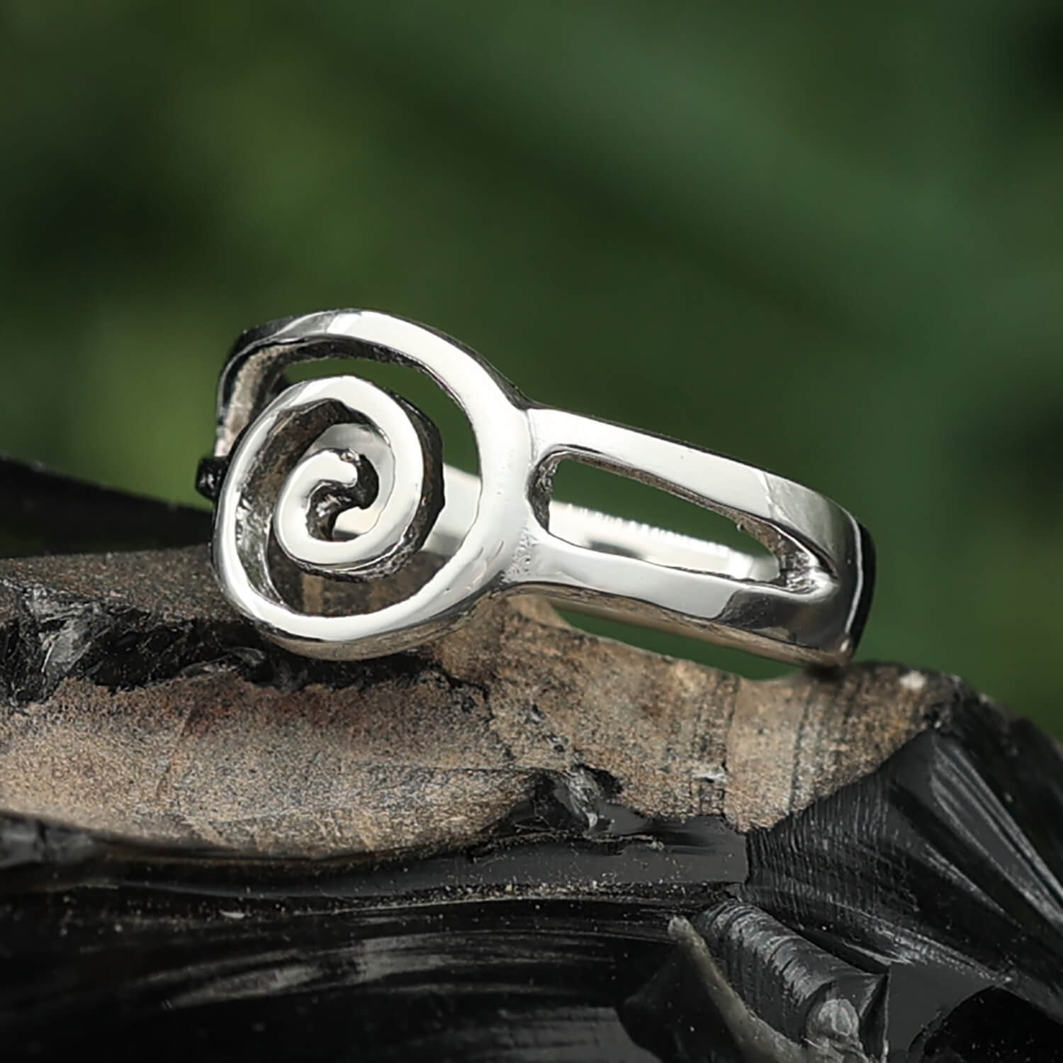Spiralen Ring Damen Herren Silberring 925 Silber