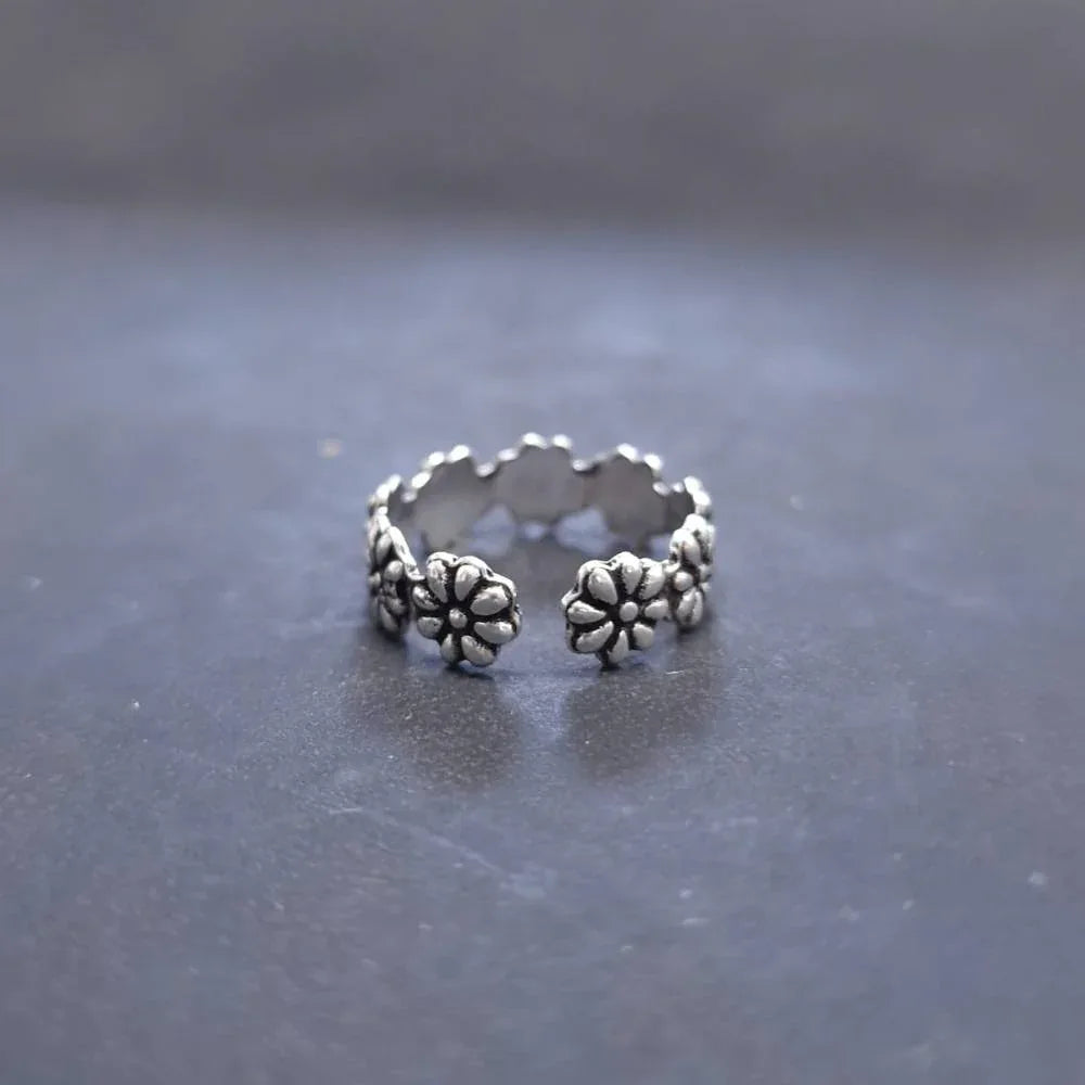 Zehenring größenverstellbar -925 silber hochwertig verarbeitet