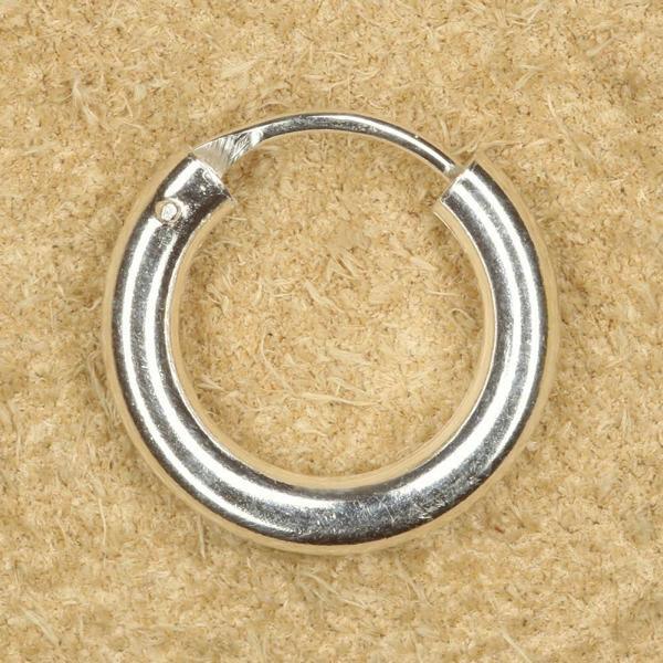 Ohrring 14mm 2mm Stärke Creole schlicht