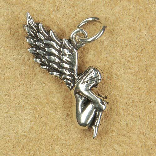 Engel Beschützer Schmuck Anhänger Silber