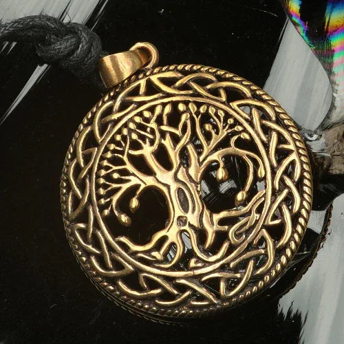 Lebensbaum Schmuck kette Bronze