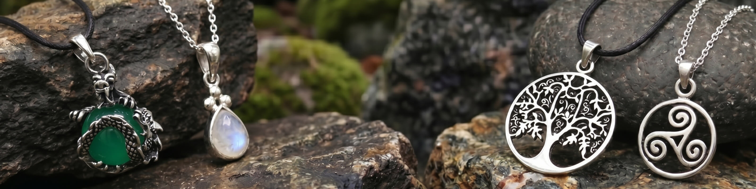 Silberanhänger in vielfältigen Designs – Drachensilber