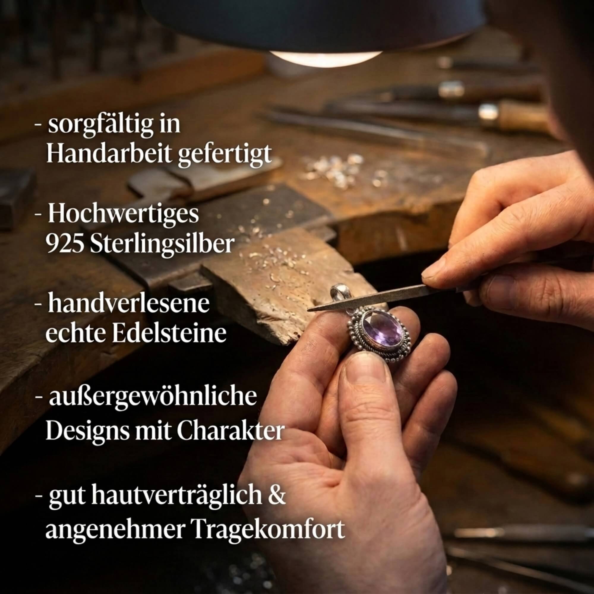 925 Silber Edelsteine Schmuck einzigartigte Designs Szene Schmuck langlebig