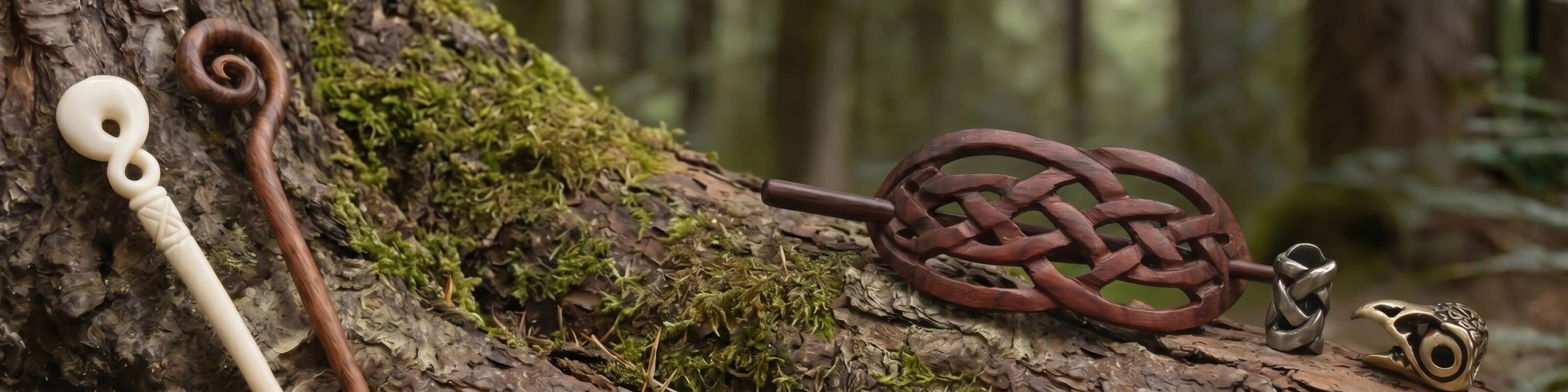 Haarschmuck aus dem Schmucksortiment – Drachensilber