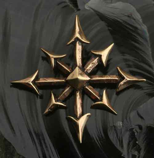 Chaosstern Bronze Schmuck Anhänger