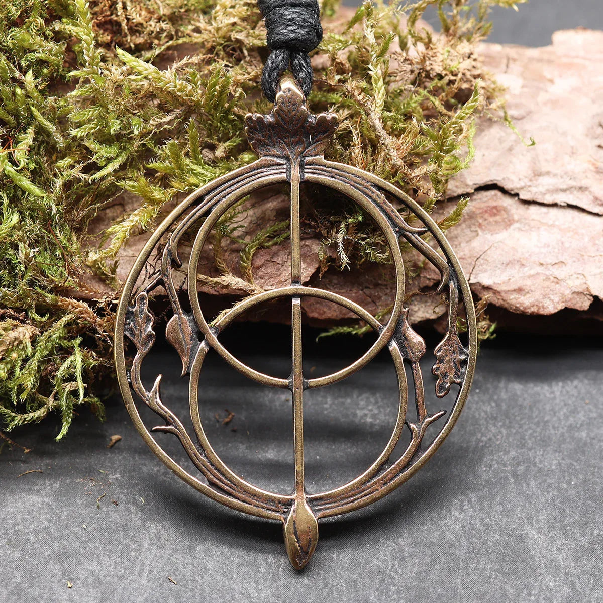 Charlice Well Bonze Anhänger Halskette Schmuck Kettenanhänger