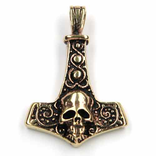 Thor Hammer Bronzeschmuck Anh