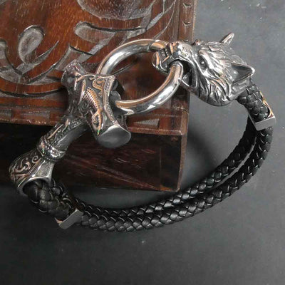Leather bracelet