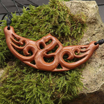 Holz Collier
