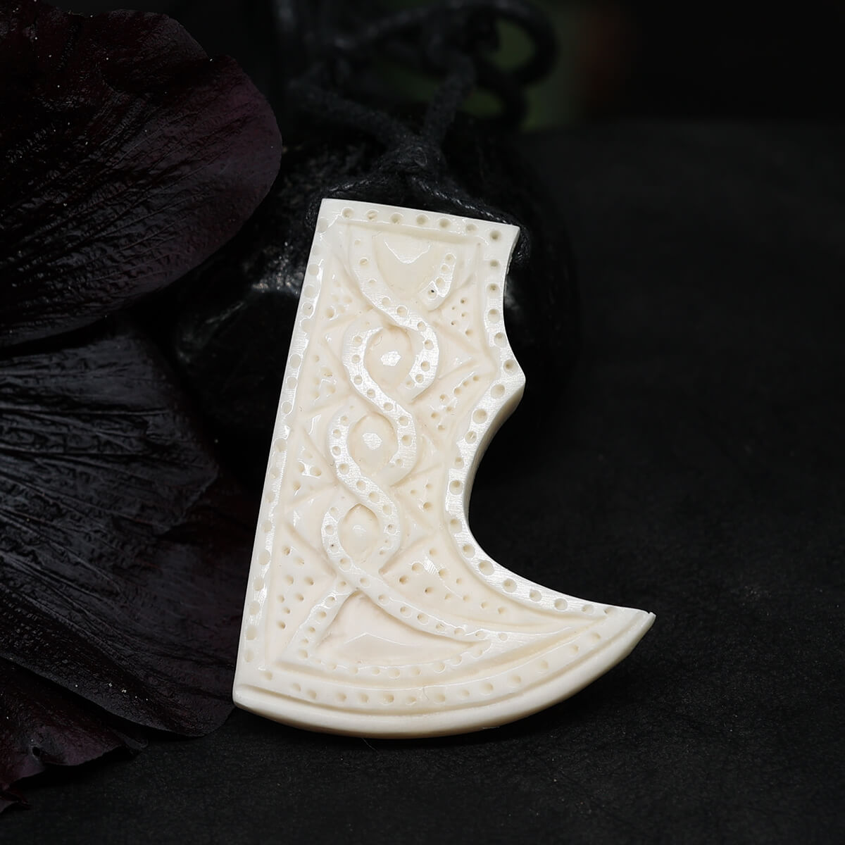 Viking axe bone jewelry pendant handmade jewelry
