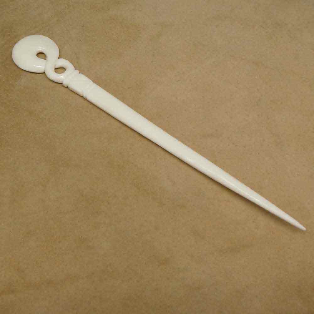 Maori double bone hair stick hair ornament